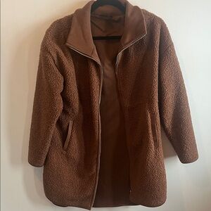 RW&CO. Cozy Brown Teddy Jacket